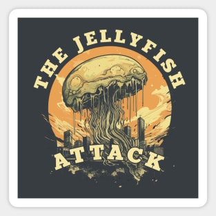 A giant jellyfish attack Magnet